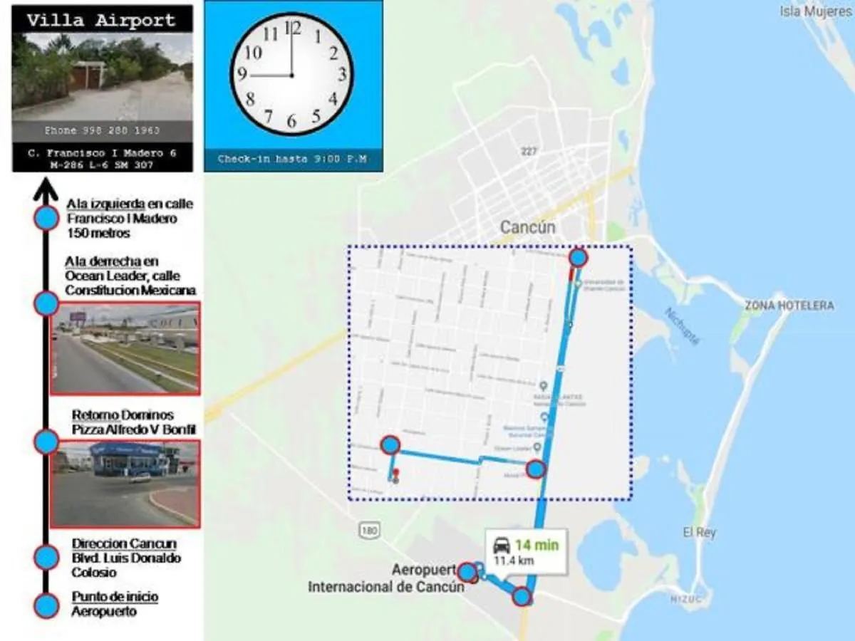 Villa Airport B&B Familiar Cancun Mexico